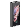 Electroplated Frame Samsung Galaxy Z Fold3 5G Cover - Schwarz