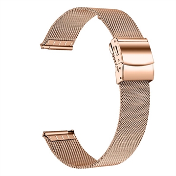 Garmin Vivomove/Style/HR Sport Elegantes Edelstahl-Mesh-Band - Roségold