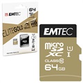 Emtec Elite Gold UHS-I U1 MicroSD Karte - ECMSDM64GXC10GP