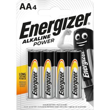 Energizer Alkaline Power LR6/AA Alkaline Batteries - 4 Pcs.