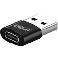 Enkay ENK-AT105 USB-A / USB-C Adapter - Schwarz