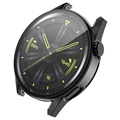 Enkay Huawei Watch GT 3 Cover mit Panzerglas - 46mm - Schwarz