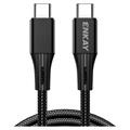 Joyroom S-CC100A20 Geflochtenes USB-C Kabel - 100W, 2m - Schwarz