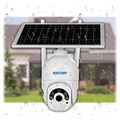 Escam QF250 Solarbetriebene Überwachungskamera - 1080p, WiFi - Weiß