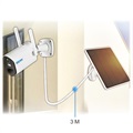 Escam QF290 Wasserdichte, Solarbetriebene Sicherheitskamera - Weiß