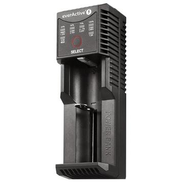 EverActive UC-100C USB-C Universal-Ladegerät mit Powerbank-Funktion - Li-Ion/Ni-MH/LiFePO4