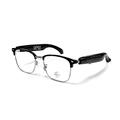 F20 Smart AI-Brille mit Übersetzung, Bluetooth Musik/Anrufe - Anti-Blue Light-Schutz - Silber / Schwarz