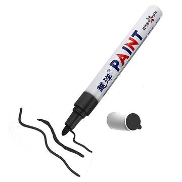 Flysea FS-110 Wasserfester Marker für den Hobbybereich - für Metall, Stein, Kunststoff und Papier - Schwarz