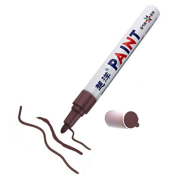 Flysea FS-110 Wasserfester Marker für den Hobbybereich - für Metall, Stein, Kunststoff und Papier - braun