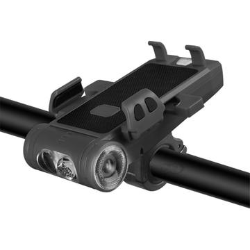 FY-330 3500mAh Power Bank Multifunktions-Fahrradscheinwerfer 5-in-1 Mountainbike-Licht mit Handy-Clip/Glocke Reiten Zubehör