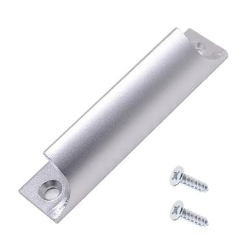 Fingergriff / Möbelgriff aus Aluminium - 9cm - Silber