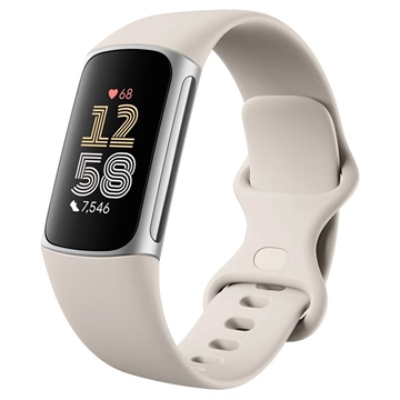 Fitbit Charge 6 Fitness Tracker - Porzellan / Silber