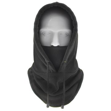 Fleece Balaclava / Sturmhaube für Winter & Skifahren - Schwarz