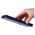 Sony Xperia 1 IV Flip Hülle - Karbonfaser - Blau