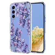 Samsung Galaxy S25 FE TPU-Hülle mit Blumenmuster - Glyzinie