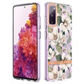 Flower Serie Samsung Galaxy S20 FE TPU Hülle - Grüne Gardenie