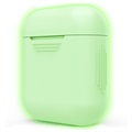 Fluoreszierend AirPods / AirPods 2 Silikonhülle - Weiß