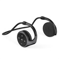Klappbare Nackenband Bluetooth Kopfhörer A23 - Schwarz
