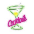 Forever Plexi Neon LED Licht - Cocktails - Rosa / Grün