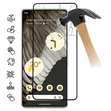 Google Pixel 8 Pro Full Cover Panzerglas - 9H - Schwarz Rand