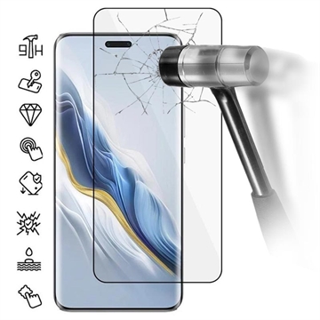 Honor Magic6 Pro Full Cover Panzerglas - 9H - Schwarz Rand