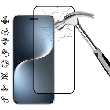 Honor Magic7 Pro Full Cover Panzerglas - 9H - Schwarz Rand