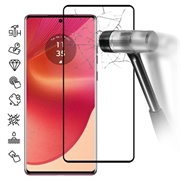 Motorola Edge 50 Fusion/G96 Full Cover Panzerglas - 9H - Schwarz Rand