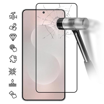 Samsung Galaxy M36 Vollabdeckung Panzerglas - 9H - Schwarzer Rand