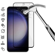 Samsung Galaxy S23 FE Full Cover Panzerglas - 9H - Schwarz Rand
