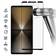 Sony Xperia 1 VI Full Cover Panzerglas - 9H - Schwarz Rand
