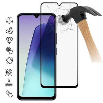 Xiaomi Redmi 14R/14C Full Cover Panzerglas - 9H - Schwarz Rand