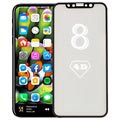 iPhone X / iPhone XS Full Size 4D Schutzglas mit Rahmen