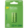 GP ReCyko 650 Wiederaufladbare AAA-Batterien 650mAh - 2 Stk.