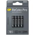 GP ReCyko Pro Wiederaufladbare AAA-Batterien 800mAh - 4 Stk.