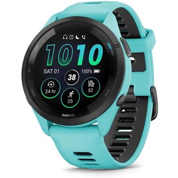 Garmin Forerunner 265 Sport-Smartwatch - 46mm - Aqua / Schwarz