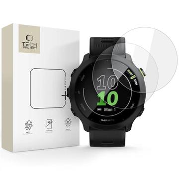 Garmin Forerunner 55 Tech-Protect Glas Fit+ Panzerglas - 2 Stk. - Durchsichtig