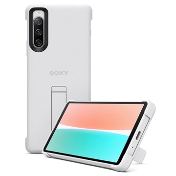 Sony Xperia 10 IV Style Cover mit Standfuß XQZ-CBCCH - Grau
