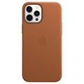 iPhone 12 Pro Max Apple Lederhülle mit MagSafe MHKL3ZM/A - Sattelbraun