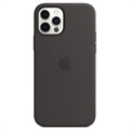 iPhone 12/12 Pro Apple Silikonhülle mit MagSafe MHL73ZM/A - Schwarz