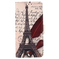 Glam Series Huawei Nova 8i/Honor 50 Lite Wallet Hülle - Eiffelturm