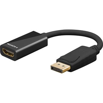 Goobay DisplayPort auf HDMI Adapterkabel - 8K/60Hz - Schwarz