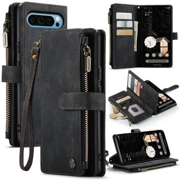 Google Pixel 10 Pro XL Caseme C30 Multifunktions Wallet Hülle - Schwarz