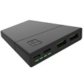 Green Cell PowerPlay10 Powerbank 10000mAh - USB-C PD, 2x USB-A - Schwarz