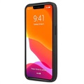 Guess 4G Big Metal Logo iPhone 13 Pro Hybrid Case - Schwarz