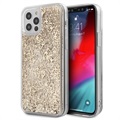 Guess 4G Liquid Glitter iPhone 12 Pro Max Hybrid Case - Gold