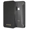 Guess Iridescent Designer iPhone XR Flip Hülle