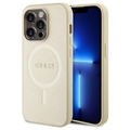 iPhone 15 Pro Max Guess Saffiano Hybrid Case - MagSafe Kompatibel - Beige