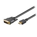 Goobay HDMI / DVI-D Kabel - Goldbeschichtung