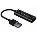 HU-02 HDMI-zu-USB-3.0-Videoaufzeichnungskarte / Streaming-Adapter - Schwarz