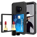 Samsung Galaxy S9 Spiegel Schutzhülle mit Kartenslot